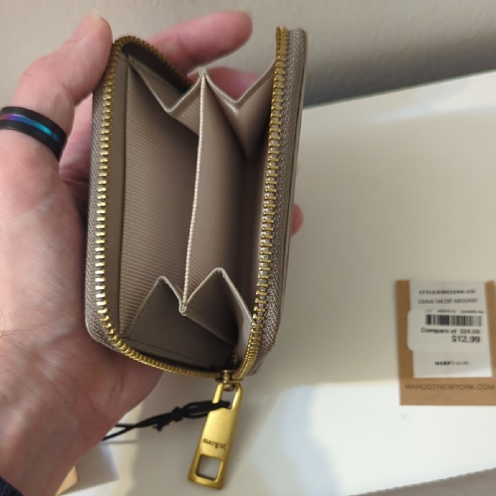 Taupe Clutch and Wristlet Set - Picture 6 of 9